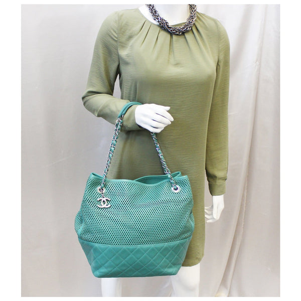 Chanel Tote Bag Calfskin Up In The Air North South for women