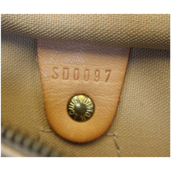 LOUIS VUITTON Speedy 30 Damier Azur Satchel Handbag White-US