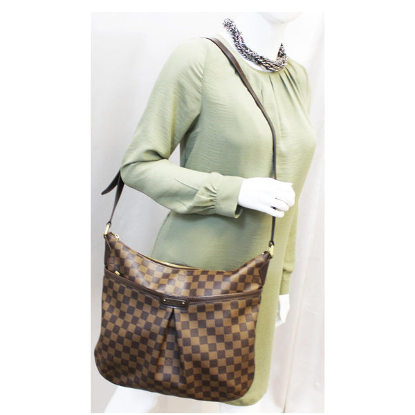 LOUIS VUITTON Bloomsbury GM Damier Ebene Shoulder Crossbody Bag Brown-US
