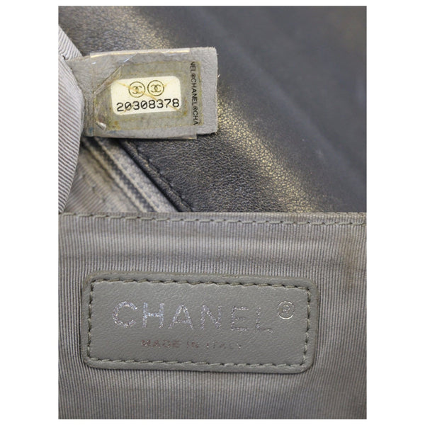 CHANEL Large Boy Flap Calfskin Quilted Leather Shoulder Bag Black-US