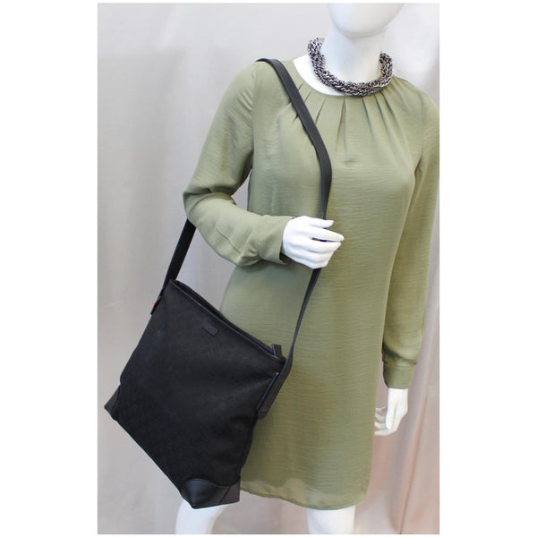 GUCCI Large Original GG Canvas Messenger Bag 308930-US