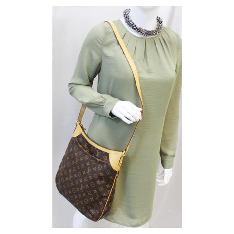 LOUIS VUITTON Odeon MM Monogram Canvas Shoulder Bag-US