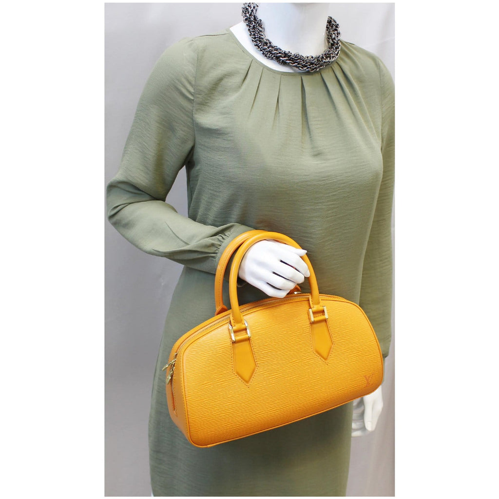 Yellow Louis Vuitton Epi Jasmine Handbag