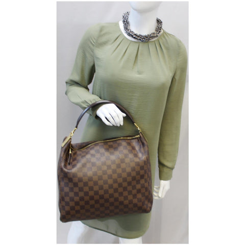Louis Vuitton Portobello PM Damier Ebene Hand Bag