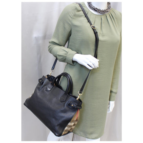 Burberry House Check Tote Bag - Calf Leather