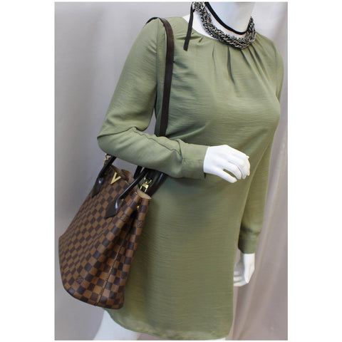 LOUIS VUITTON Kensington Damier Ebene Shoulder bag Brown