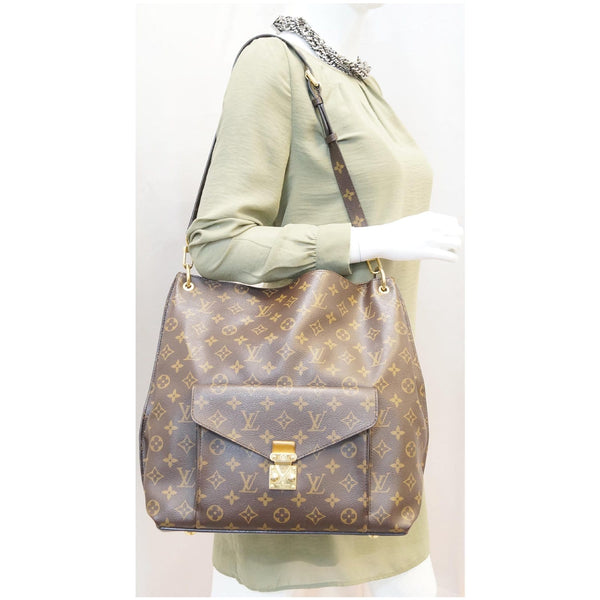 LOUIS VUITTON Metis Hobo Monogram Canvas Shoulder Bag Brown-US