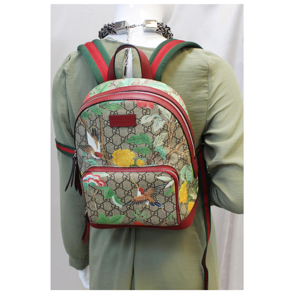 GUCCI GG Supreme Monogram Tian Animal Print Backpack 427042-US