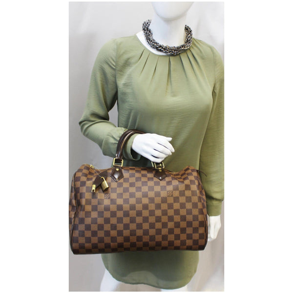 Louis Vuitton Speedy 35 | Lv Speedy Damier Ebene Satchel Bag