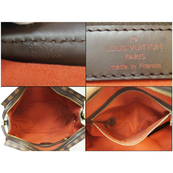 LOUIS VUITTON Chelsea Damier Ebene Shoulder Bag Brown