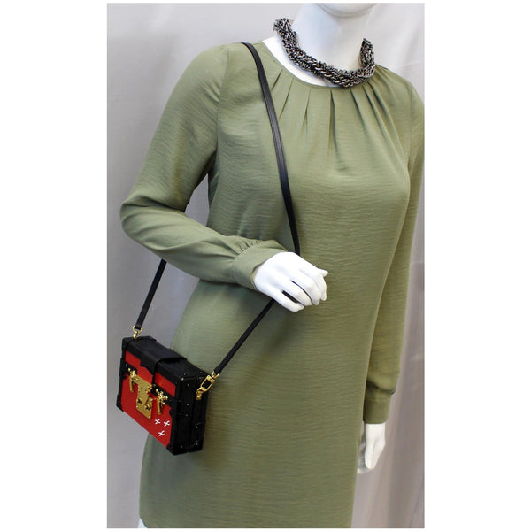 Louis Vuitton Petite Malle Epi Leather tote Bag