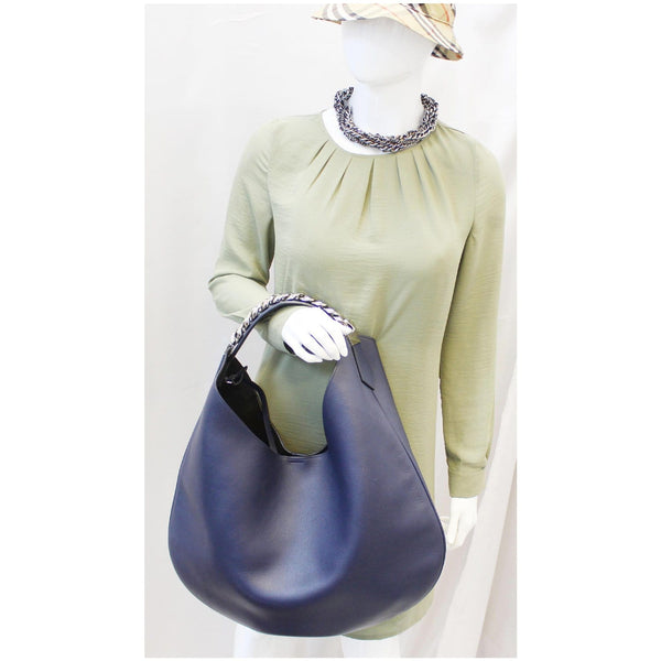 Givenchy Hobo Bag Infinity Medium Leather Blue for women