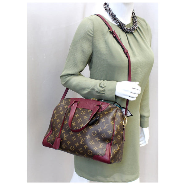LOUIS VUITTON Retiro NM Aurore Monogram Canvas Shoulder Bag-US