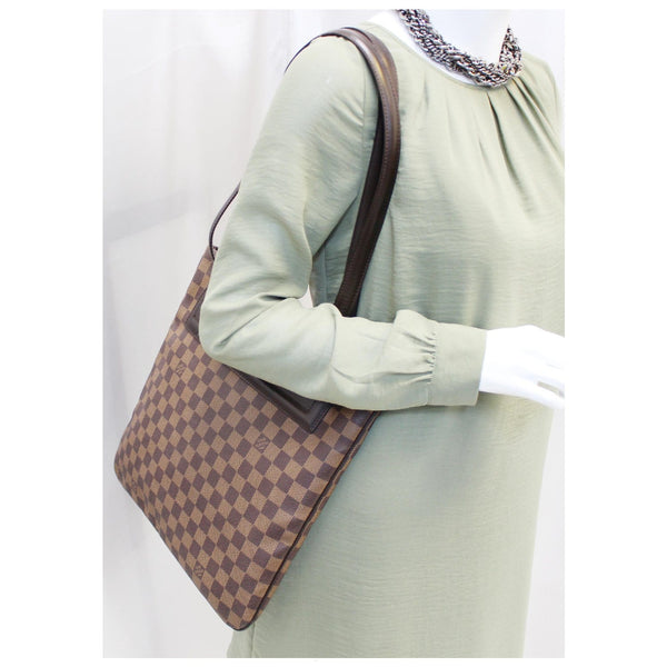 LOUIS VUITTON Parioli PM Damier Ebene Shoulder Tote Bag-US