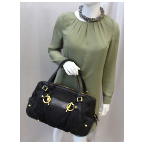 Gucci Monogram Jockey Boston Bag - Preloved Hand Bags