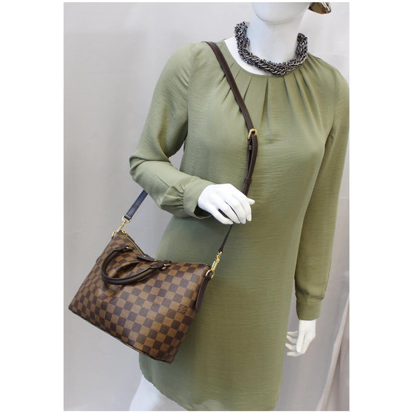 Louis Vuitton Damier Ebene Siena PM Shoulder Bag Brown - lv bag