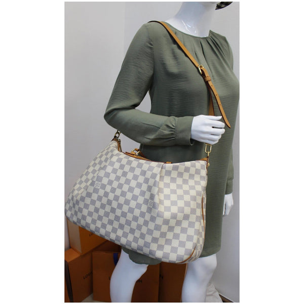 Louis Vuitton Siracusa GM Damier Azur Shoulder bag