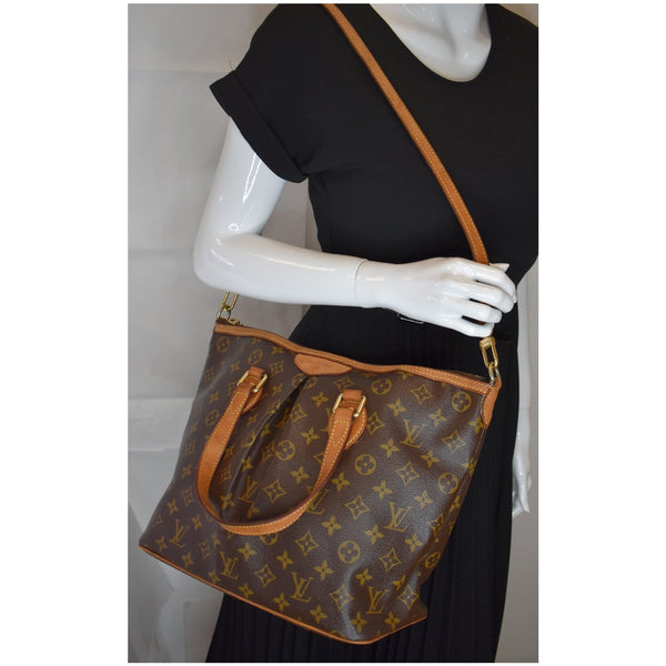 Louis Vuitton Palermo PM Monogram Canvas Shoulder Bag womwn wear