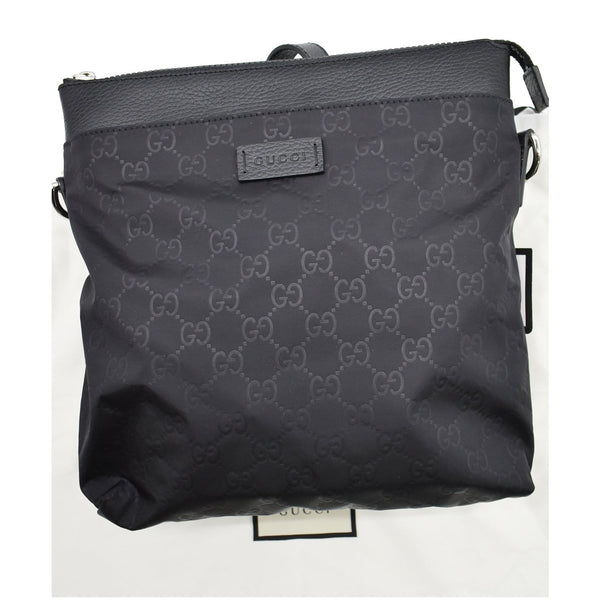 GUCCI GG Monogram Nylon Small Messenger Bag Black 510342