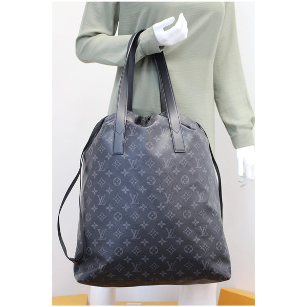 Lv Cabas Light Monogram Eclipse Canvas Handbag