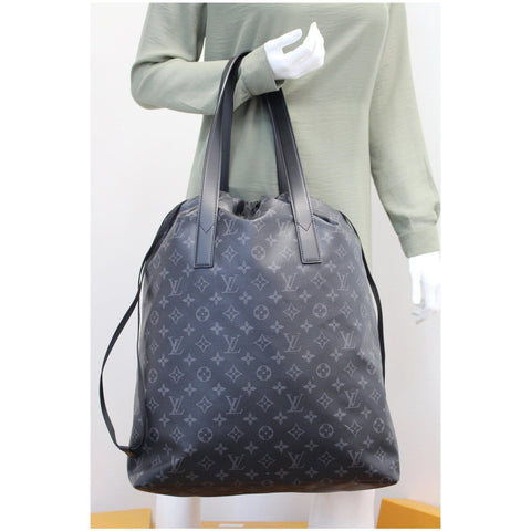 Lv Cabas Light Monogram Eclipse Canvas Handbag