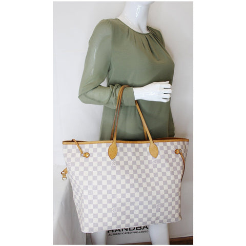Louis Vuitton Neverfull GM Damier Azur Tote Shoulder -preloved handbag