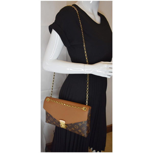 Louis Vuitton Pallas Canvas Chain Crossbody Bag