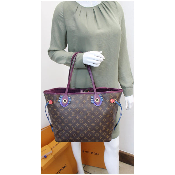 Louis Vuitton Neverfull MM Totem Monogram Canvas bag