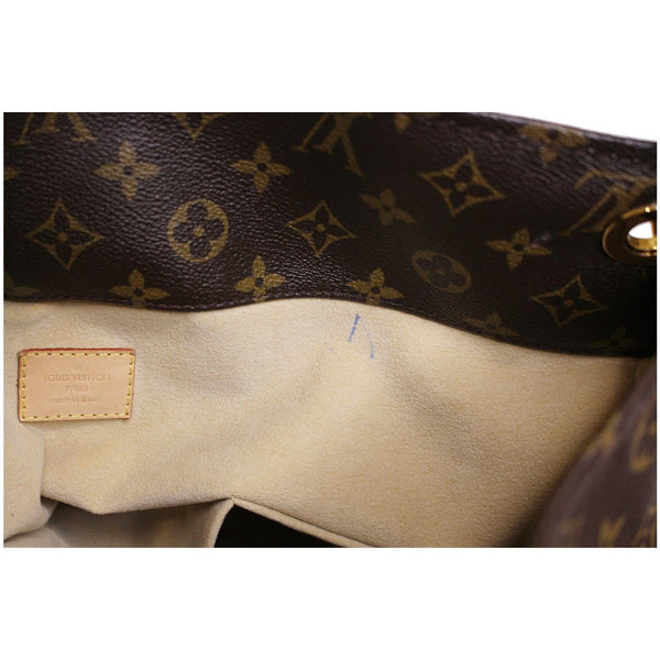 LOUIS VUITTON Artsy MM Monogram Canvas Shoulder Bag Brown