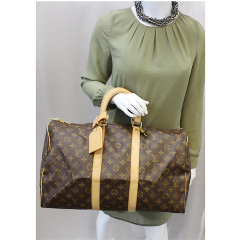 Louis Vuitton Keepall 45 Monogram Duffle - Lv Travel Bag