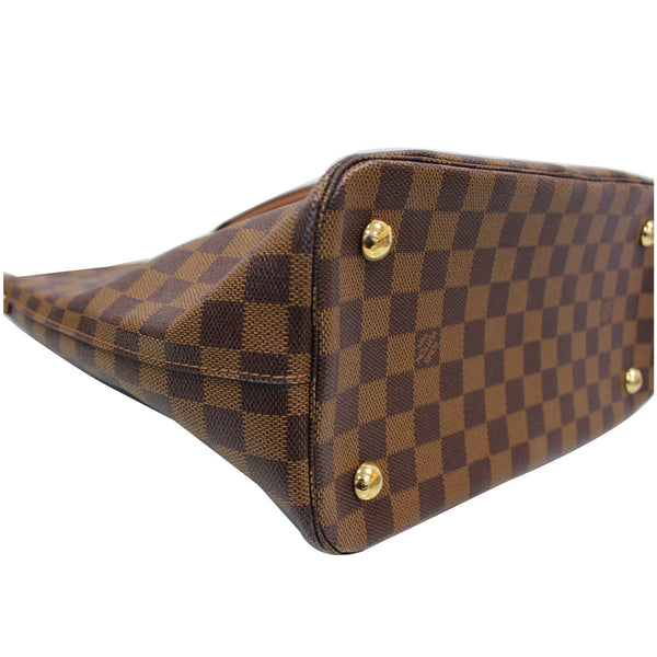 LOUIS VUITTON Belmont Damier Ebene Shoulder Bag Brown