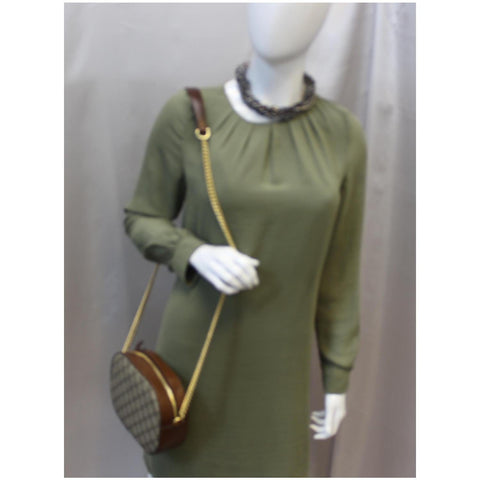 GUCCI GG Supreme Mini Chain Crossbody Bag Beige 409535-US