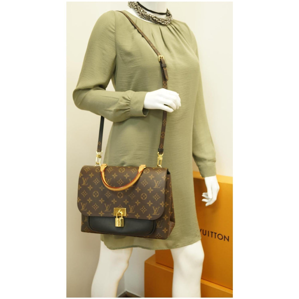 Louis Vuitton MARIGNAN Monogram Casual Style 2WAY Bi-color Leather Elegant  Style