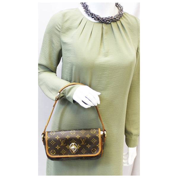 LOUIS VUITTON Tikal PM Monogram Canvas Satchel Bag