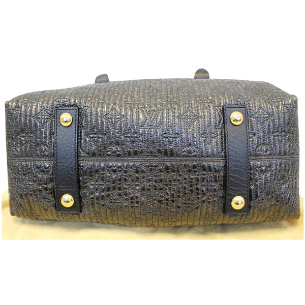 LOUIS VUITTON Motard Biker Black Monogram Satchel Bag-US