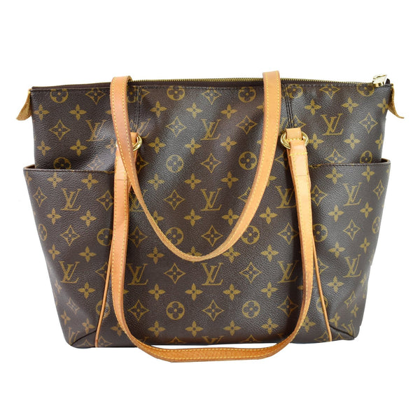 Louis Vuitton Totally MM Monogram Canvas Shoulder Bag hand straps