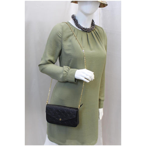 Louis Vuitton Pochette Felicie Empreinte Crossbody Bag women
