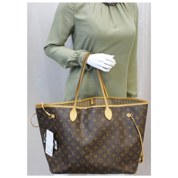 LOUIS VUITTON Neverfull GM Monogram Canvas Shoulder Bag-US