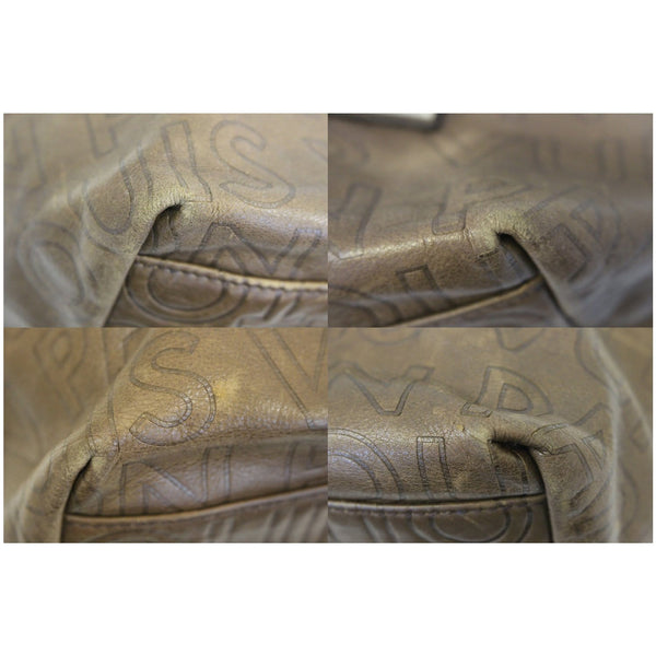 LOUIS VUITTON Paris Souple Whisper GM Monogram Satchel Bag Brown-US