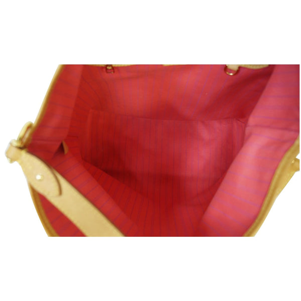 LOUIS VUITTON Delightful MM Damier Azur Hobo Shoulder Bag White