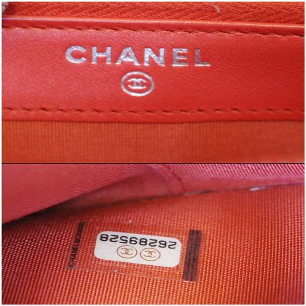 CHANEL Chevron Studded with Chain Lambskin Leather Shoulder Crossbody Bag Red-US