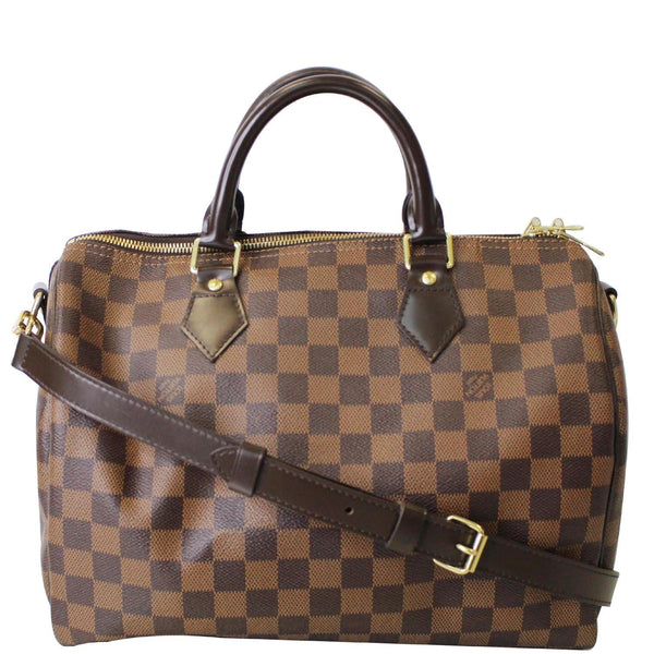 Louis Vuitton Speedy 30 Bandouliere Damier Ebene Bag