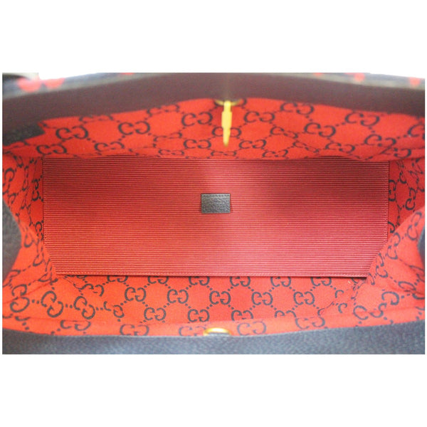 GUCCI GG Wool Tote Shoulder Bag Blue/Red 598169