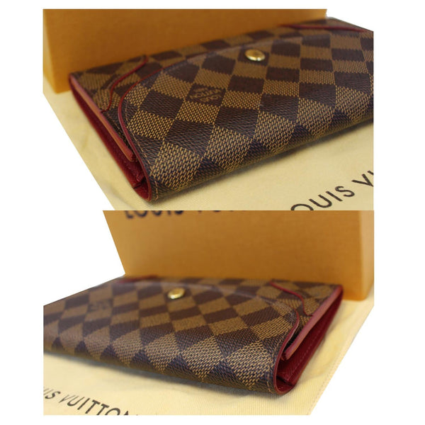 Louis Vuitton Caissa Damier Ebene Wallet Brown - pure leather