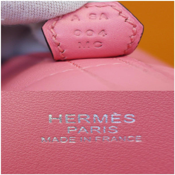 Hermes Bolide 27 Swift Calfskin Shoulder Bag- tag view