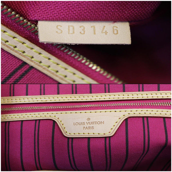 LOUIS VUITTON Delightful MM NM Monogram Canvas Tote Shoulder Bag Brown-US