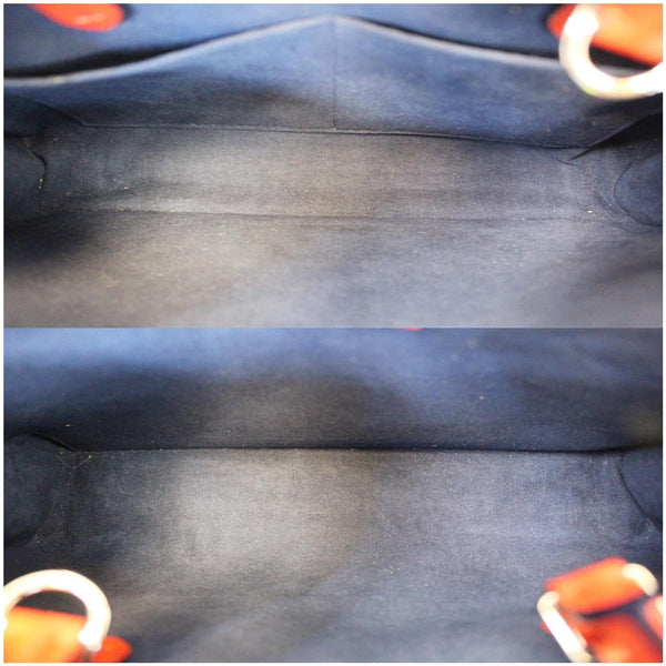 LOUIS VUITTON Twist Epi Leather Tote Shoulder Bag Red