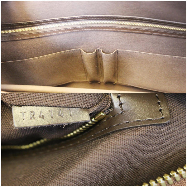 LOUIS VUITTON Porte Documents Voyage GM Damier Ebene Briefcase Bag Brown