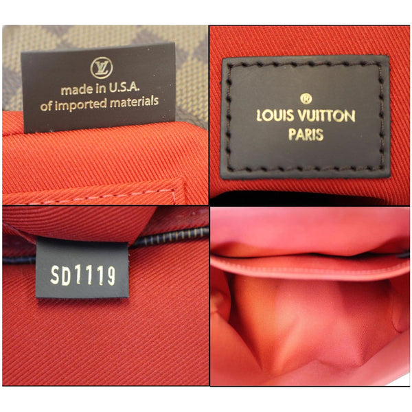 LOUIS VUITTON Croisette Damier Ebene Shoulder Crossbody Bag Brown