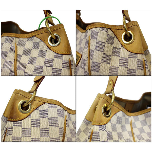 Louis Vuitton Galliera PM Damier Azur white - leather